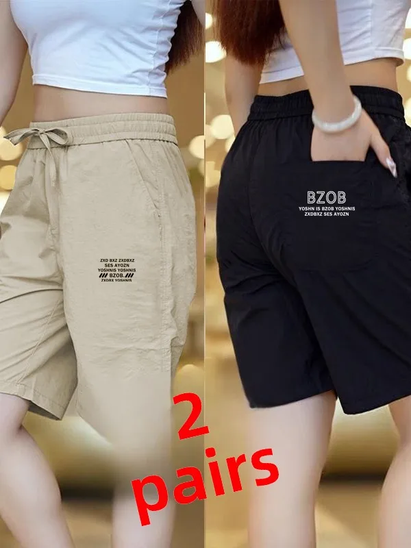 

Тонкие повседневные орты из ледяного шелка с пятью точками, дышащие спортивные орты с прямыми штанинами для мужчин и женщин, летние пляжные брюки, корейский тренд