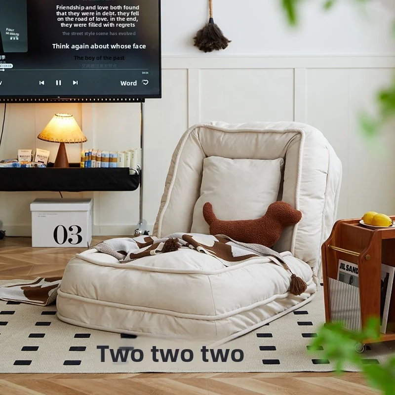 Human Dog Bed One Seat Foldable Sofa For Balcony Bedroom With Removable Washable Cover