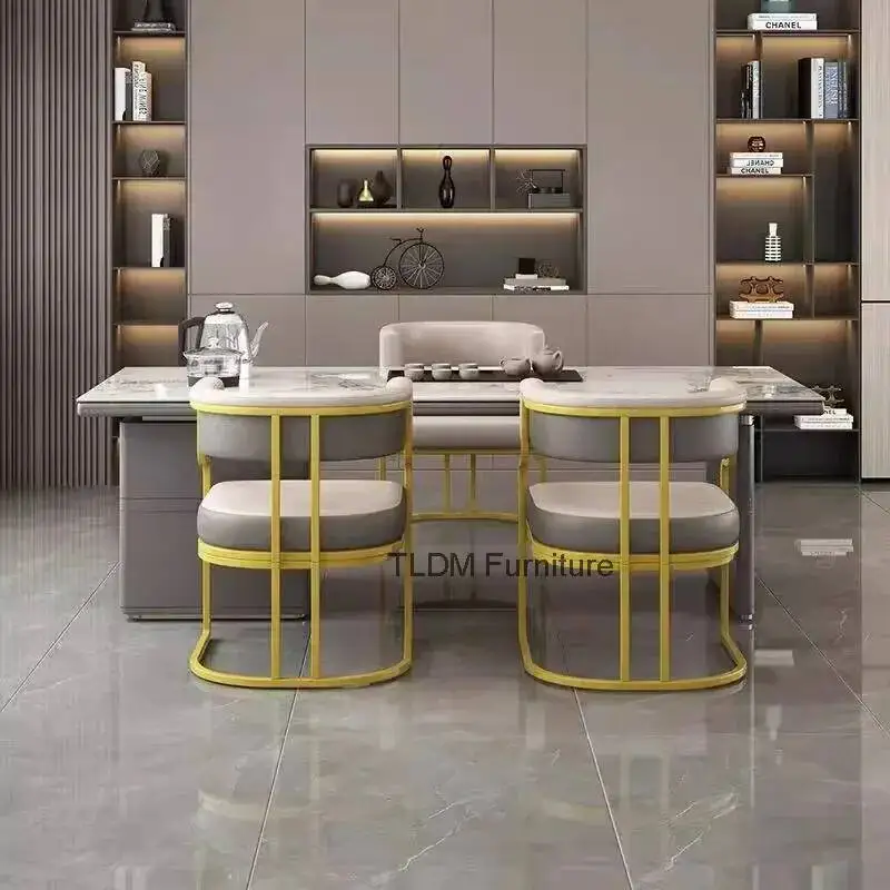 dining Negotiate reception chairs chairs high-end luxury light luxury sofas nail art tea coffee shop light chairs