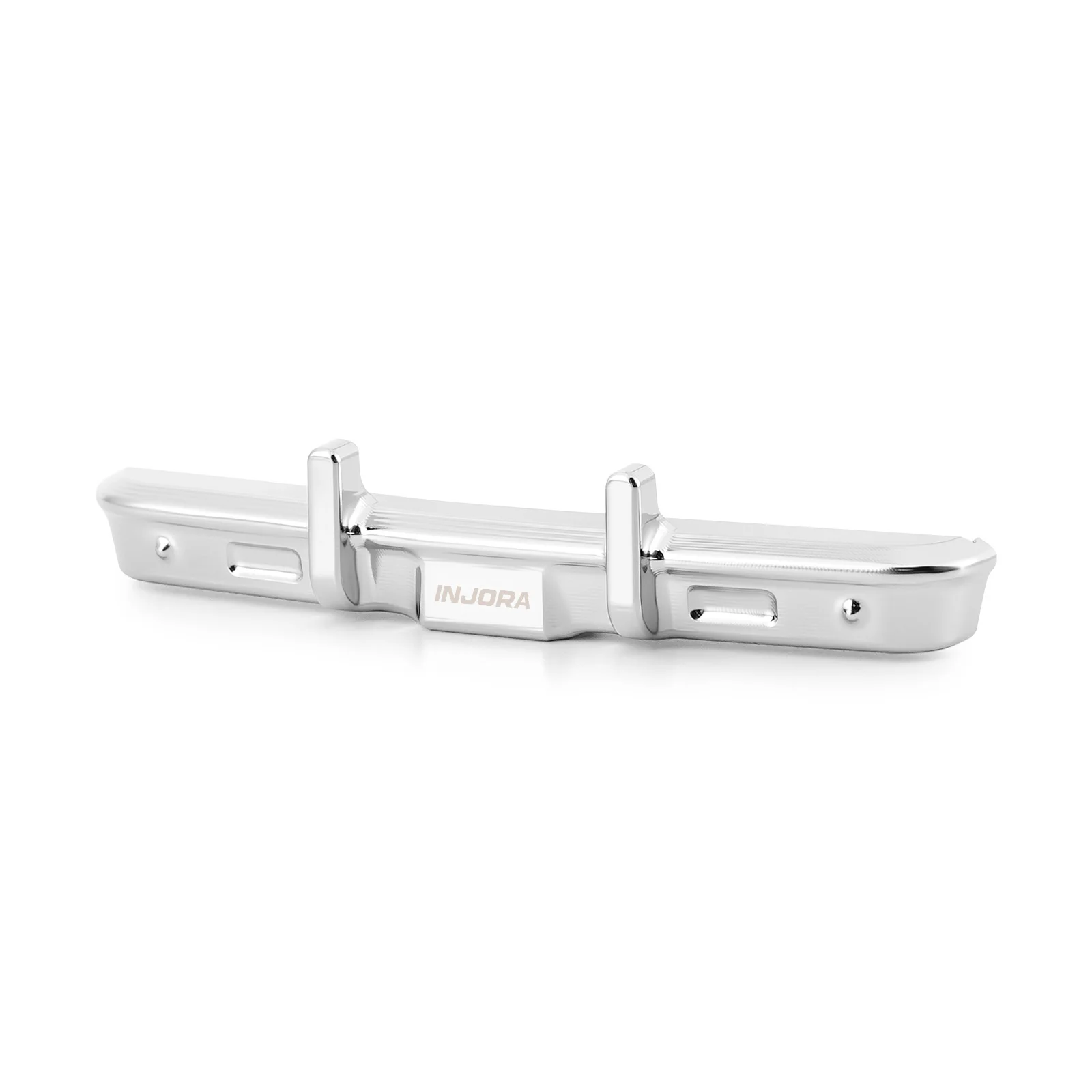 INJORA Aluminum Front Rear Bumper for 1/30 Axial SCX30 K10 (Chrome)