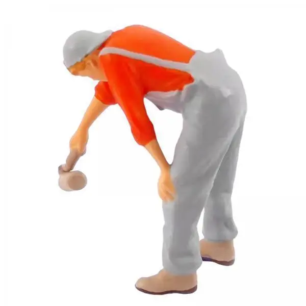 

Миниатюрные фигурки людей 5x1:87 для оформления сцен, оранжево-серые