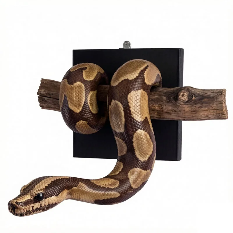 Python Wall Sculpture Realistic Snake Wall Decor   Hanging Wall Art 3D Snake Statue Living Room Bedroom Home Decor