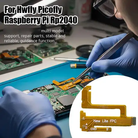 Flex Cable for Hwfly Picofly Rp2040 Raspberry Pi Chip Endurance V2 OLED Lite CPU Game Console Modding Replacement Parts