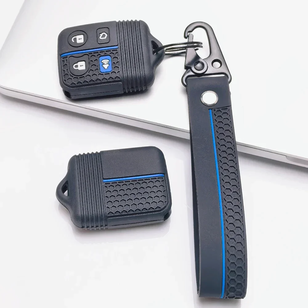 Silicone Key Fob Sleeve For Ford F150 F250 F350 F450 F550 Ranger Explorer Expedition Edge Escape Mustang Fusion Ecosport Mondeo
