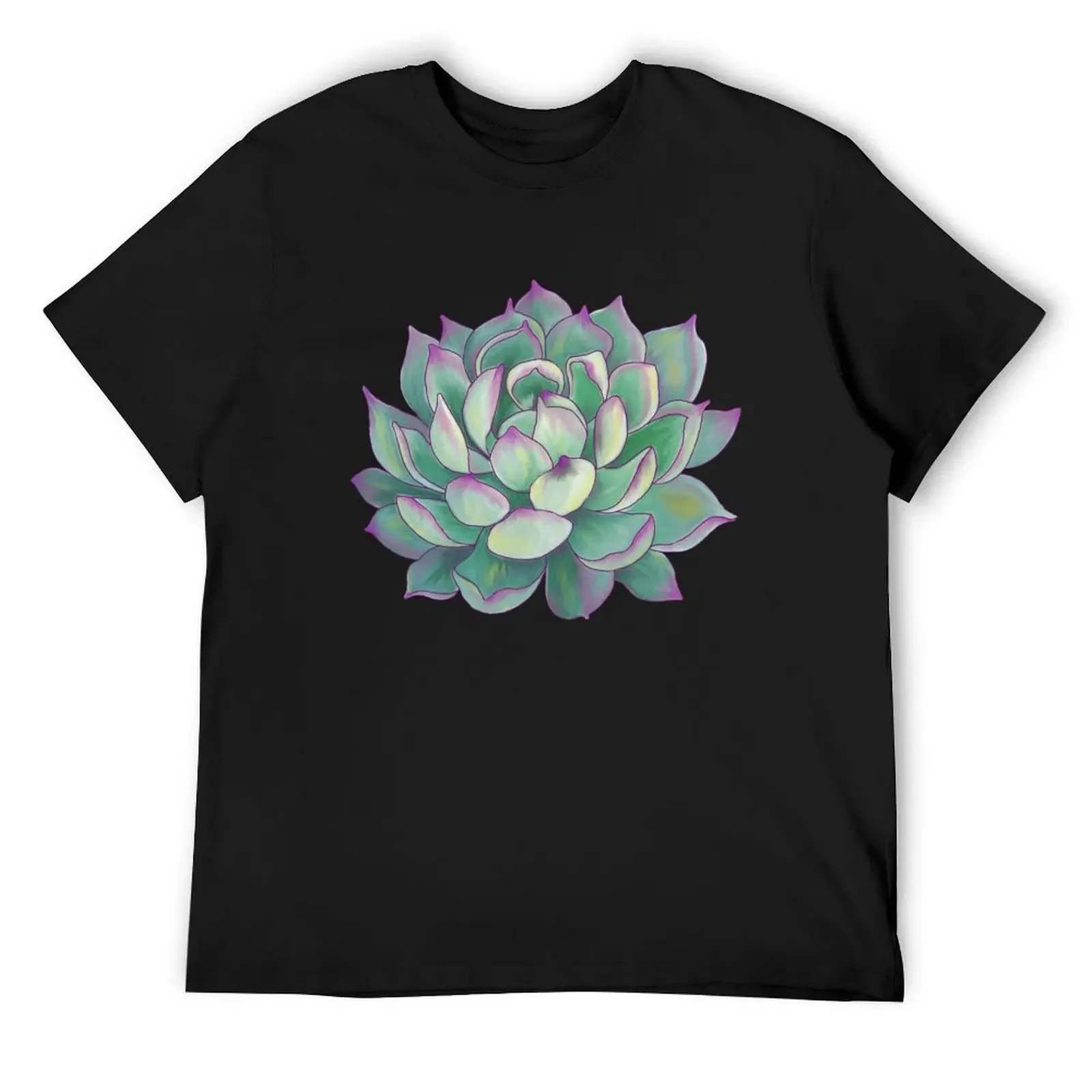 

Succulent plant T-Shirt tops affliction shirts oversized vintage anime shirt clothing for men