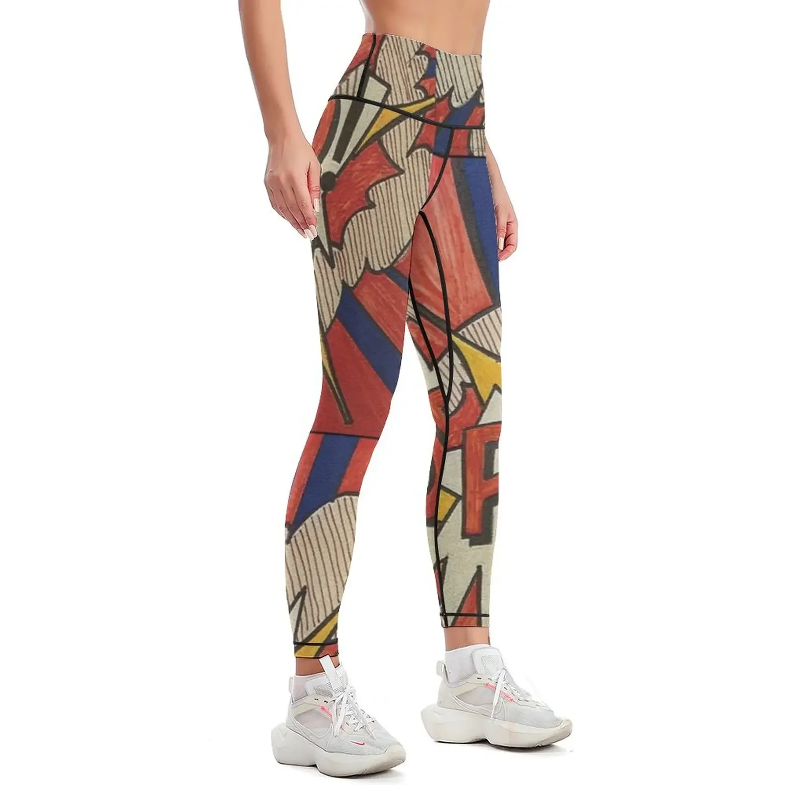 Pop art digital pen painting Leggings sportswear woman gym 2025 gym sportswear woman joggers for Womens Leggings