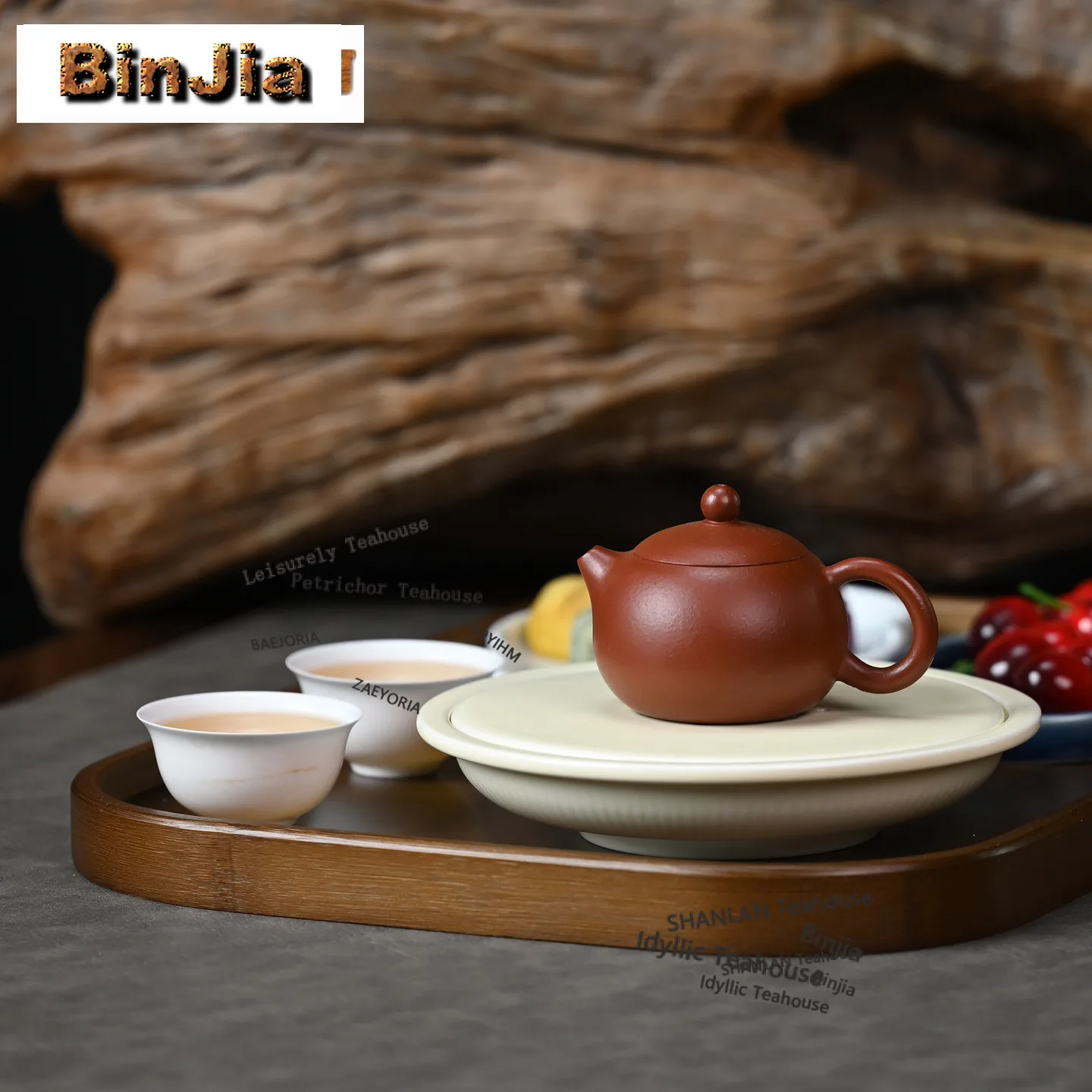 BAEJORIA 100ml Luxury Yixing Purple Clay Teapots Handmade Small Xi Shi Pot Raw Ore Zhu Mud Kettle Chinese Zisha Tea Set Gifts
