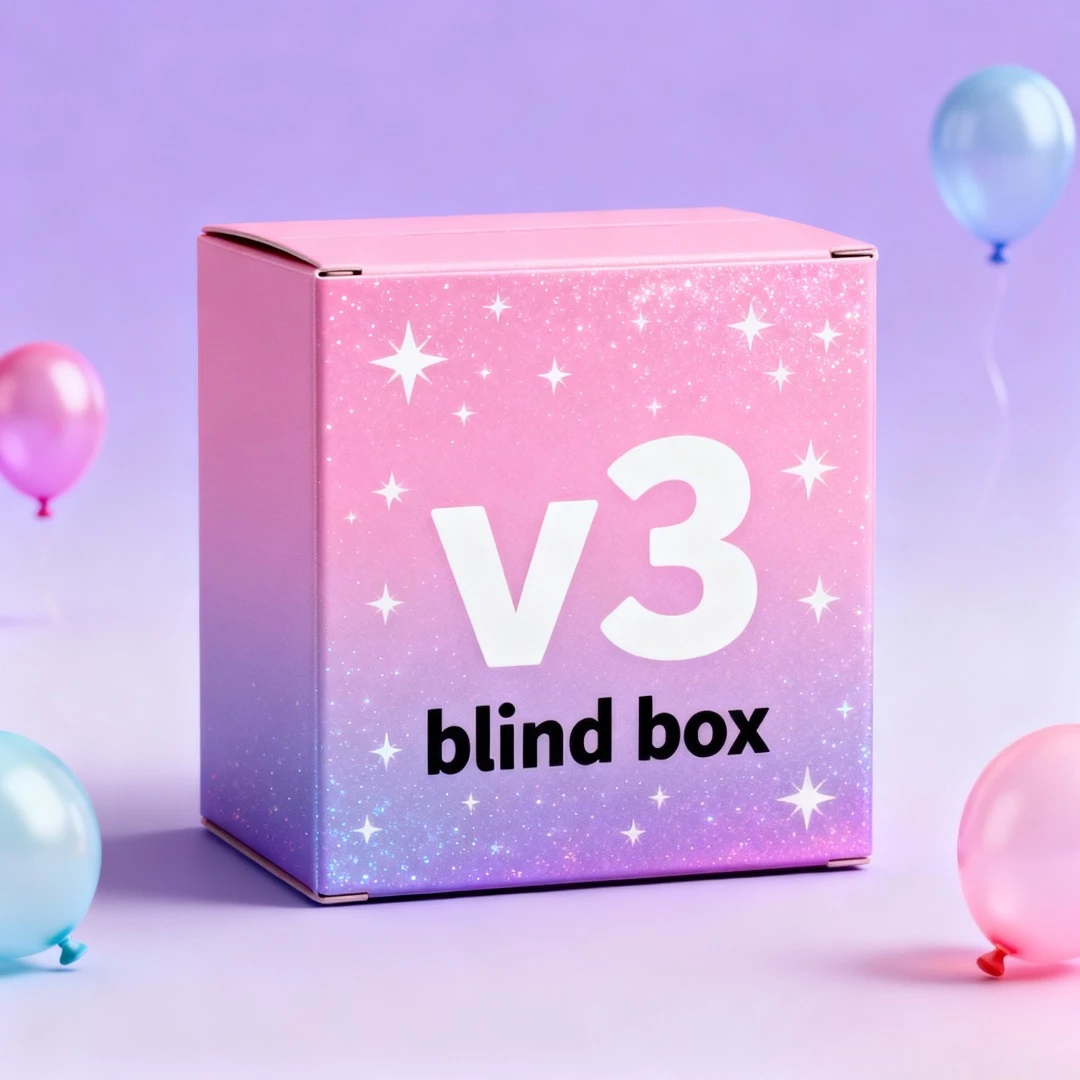 cute and fun blind boxes,Christmas New V3 Doll Blind Box Hand Vinyl Doll Birthday Surprise Gift Cute Small Pendant