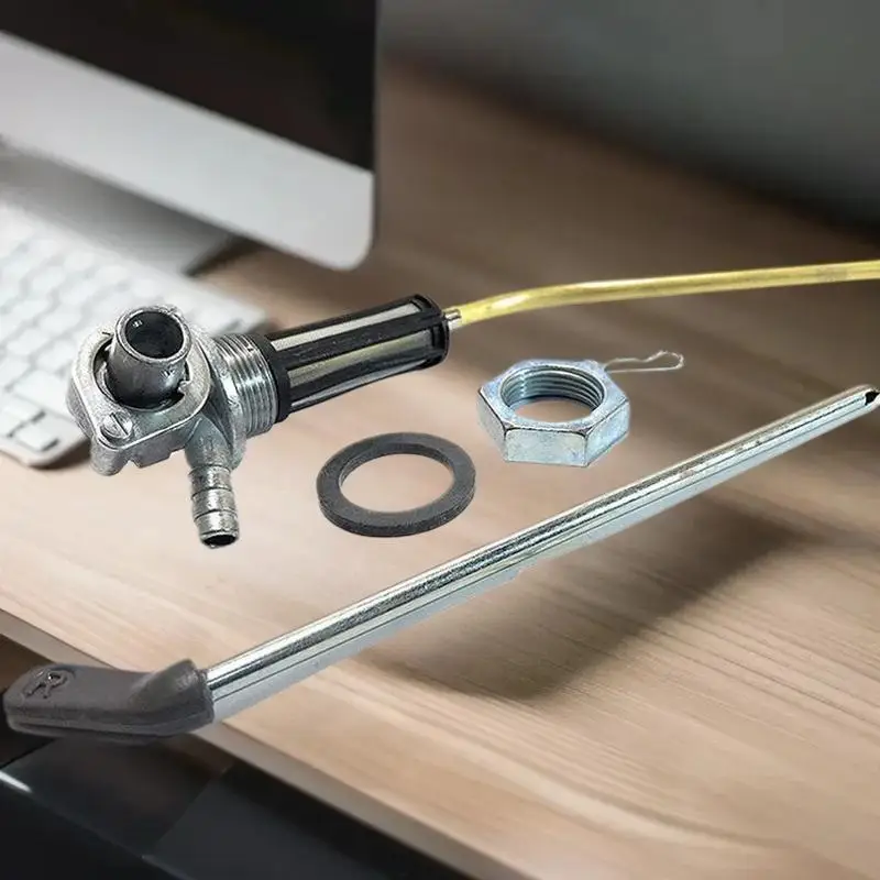 Set of DIY Motorcycle Fuel Valve Accessory Fits VESPA PX 125 150 200 77-83, Petcock Shut Off Switch