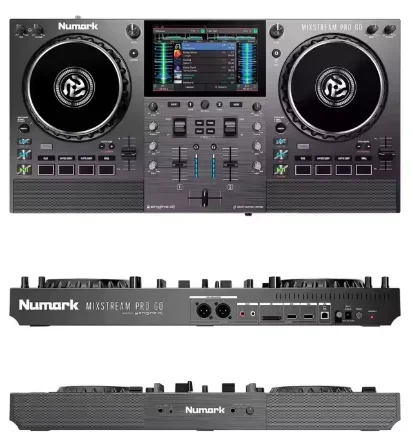 Numark Mixstream Pro Go Batteriebetriebener Standalone-DJ-Controller