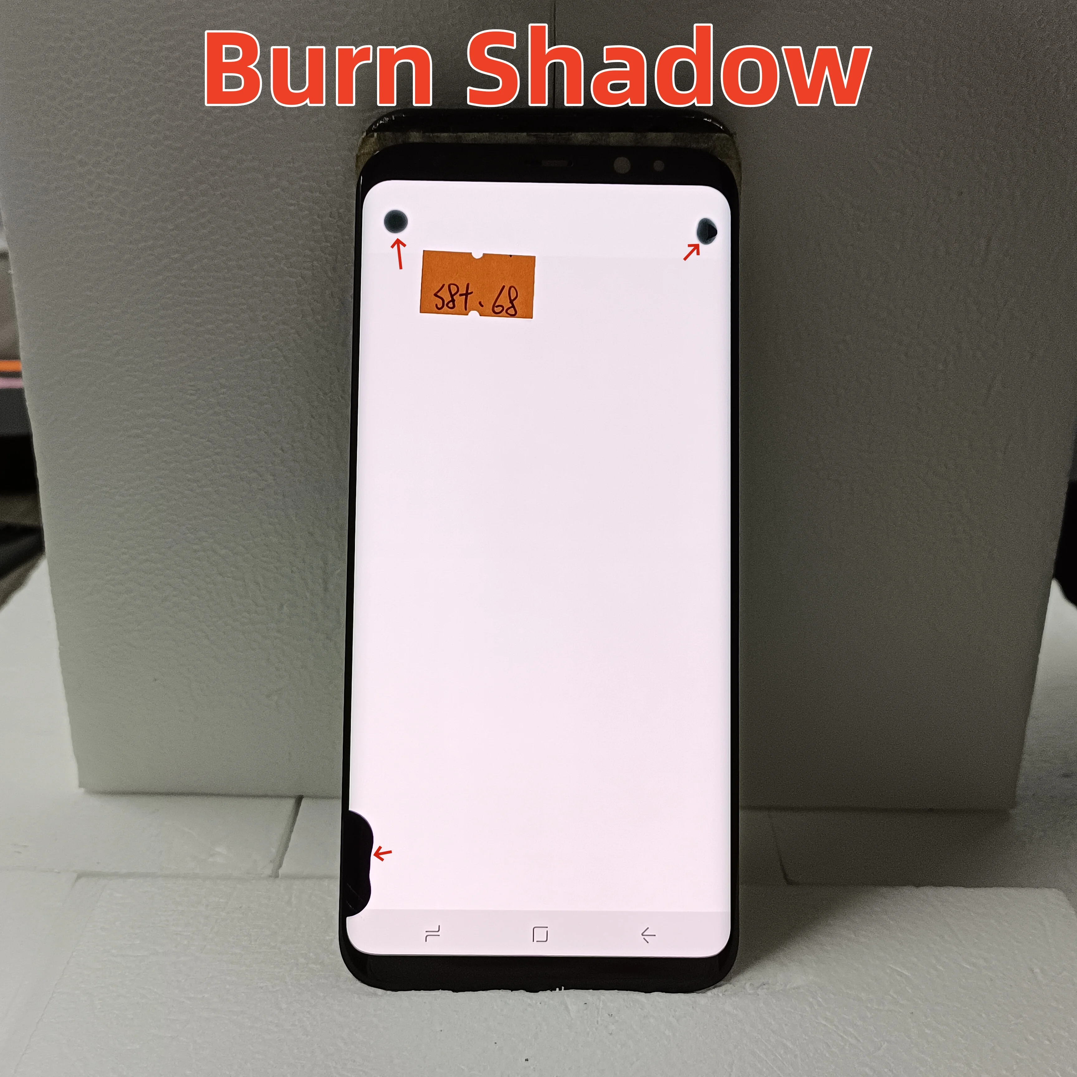 FOR S8+ Display For Samsung Galaxy S8 Plus G955 G955F LCD For Galaxy S8+ Display Touch Screen s8plus Digitizer With Burn Shadow