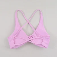 Soutien-gorge de sport sexy à fines bretelles, confortable, très extensible, respirant, amovible, pour la gym et le yoga 5