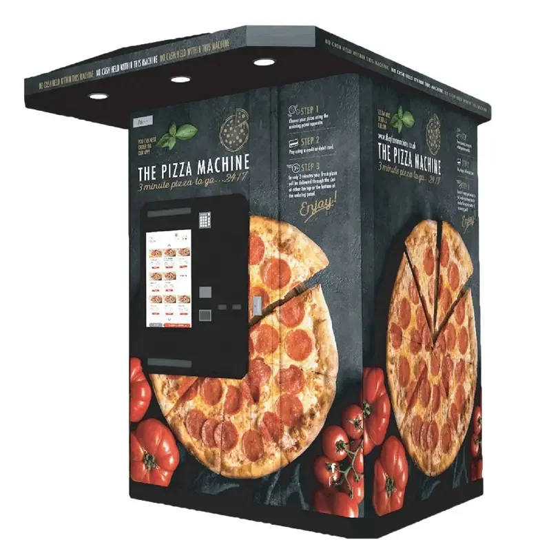 FL Pizza Vending Machine dustproof outer shell for outdoor plaza 24h automatic pizza selling gear