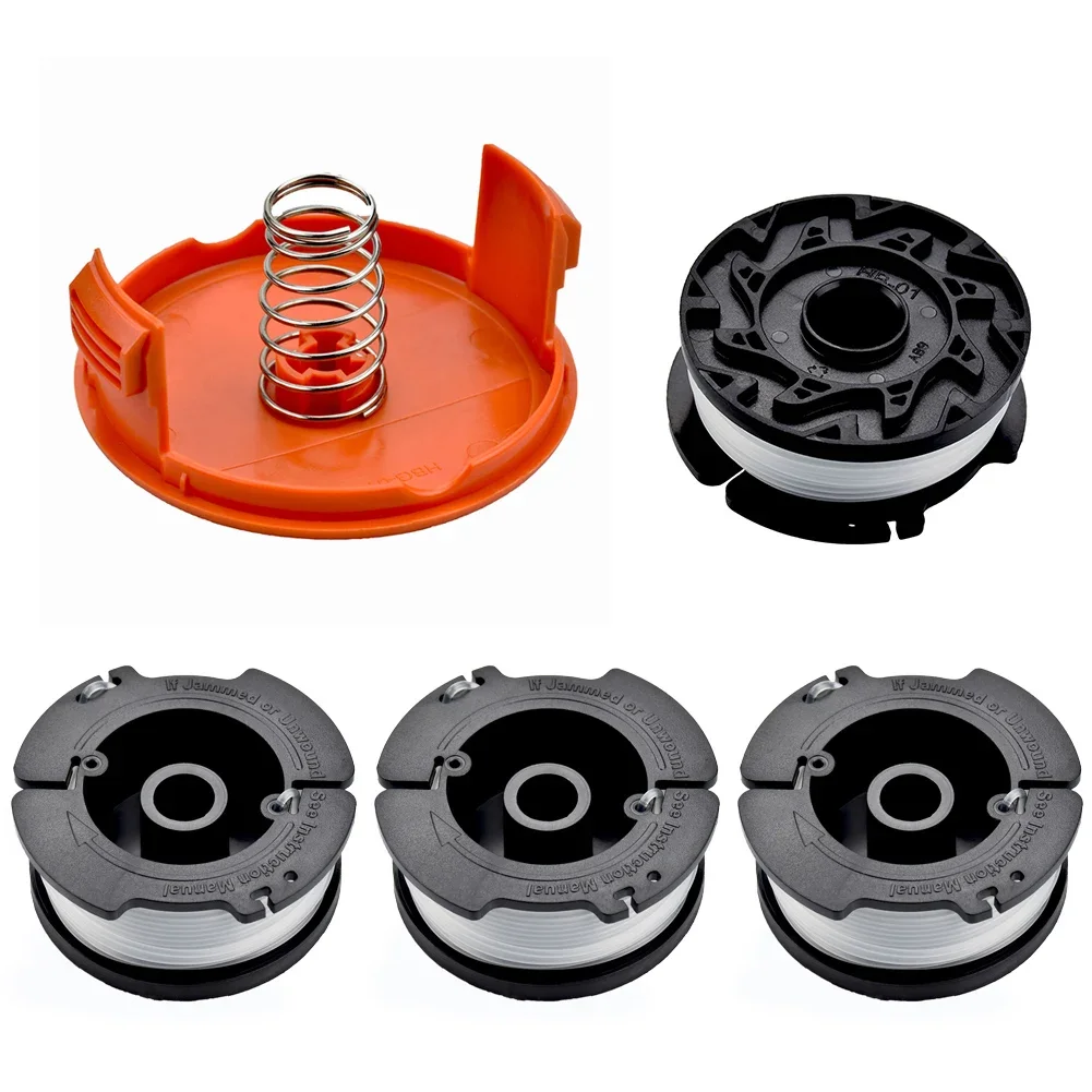 Grass Trimmer Spool For Black Decker Cap AF100 GL280, GL301, GL425, GL430 Grass Trimmer Spool Cap Replacement Garden Tool