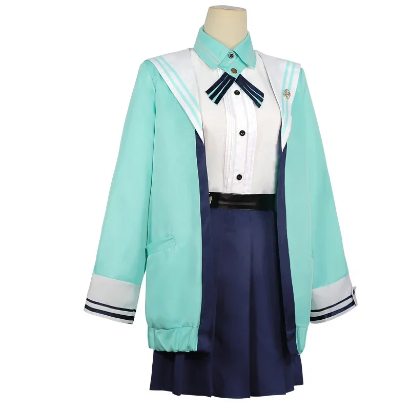 Косплей Костюм из сахарозы, парик, костюм Genshin, ударопрочные костюмы для Хэллоуина, Женская милая форма JK для студентов