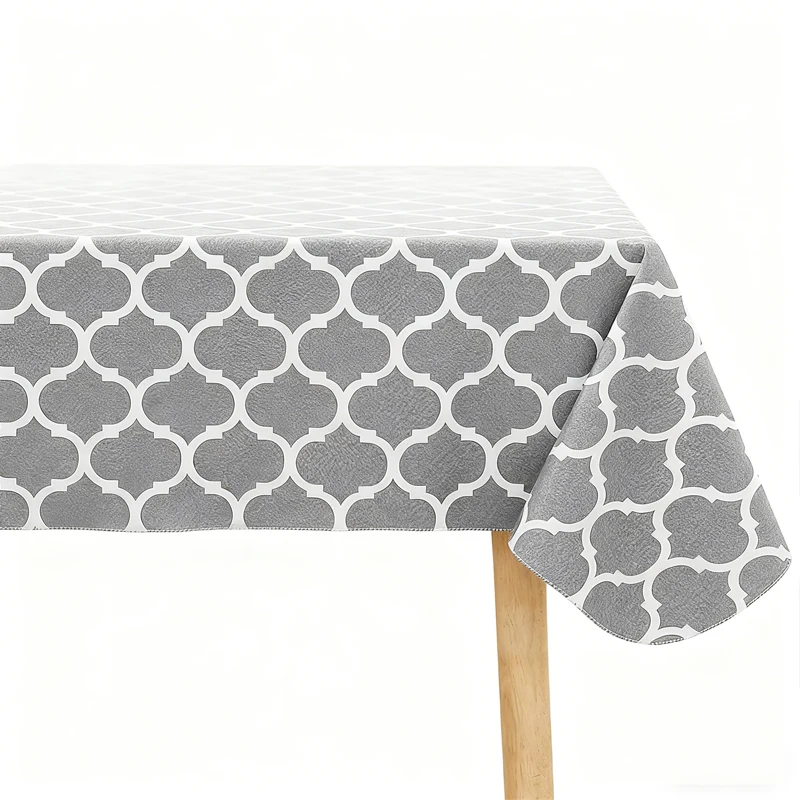 

Homaxy PVC House Table Cloth Rectangular Tablecloths Waterproof Table Mat For Coffee Table Banquet Decoration Dining Table Cover