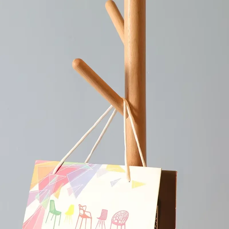 Modern solid wood independent hangers, tree-shaped hangers, suitable for families, bedrooms, entrances, corridors, hotels,