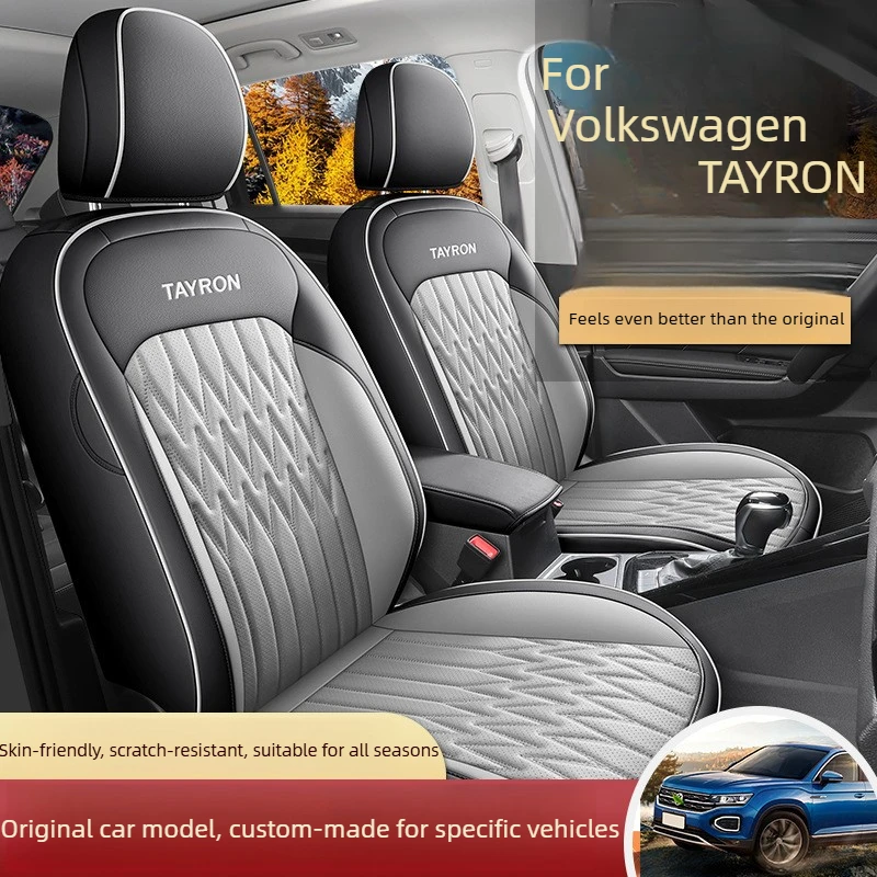 

New Custom Car Seat Covers 5 seats For Volkswagen Tayron 2025 2026 model leather Cushion Car Seat Cover Car Accessories
