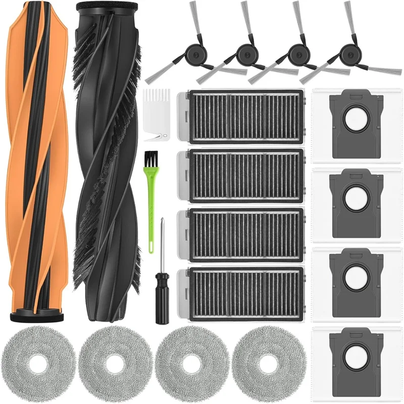 【Livraison-Rapide!】Complete/L50 Pro Ultra Robot Vacuum Cleaner Accessories–21-Piece Replacement Parts Kit For Dreame X50 Ultra