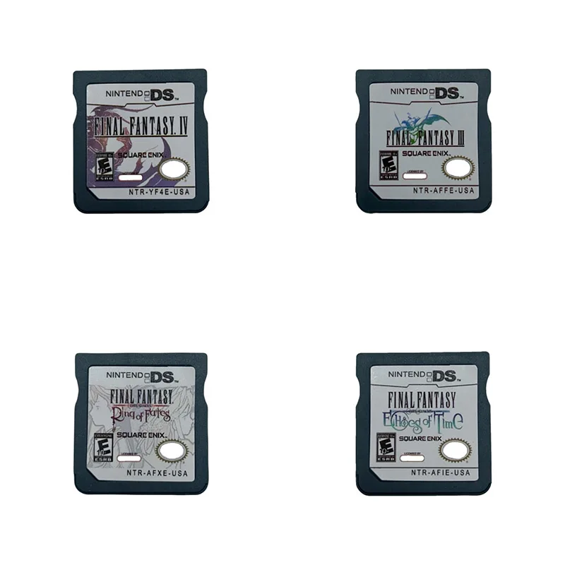 

Аниме игра классическая ностальгия NDS консольный картридж Final Fantasy Series III IV XII Crystal Chronicles коллекция подарки игрушки