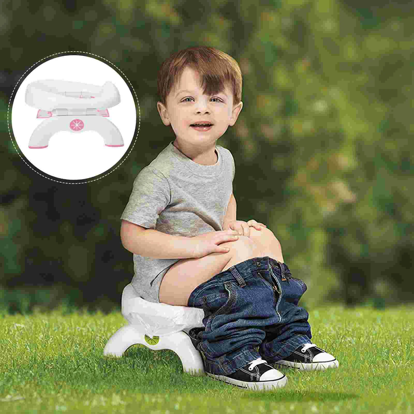 

Baby Potty Seat Travel Portable Toilet Foldable Kids Training Folding Car Supply Toddler