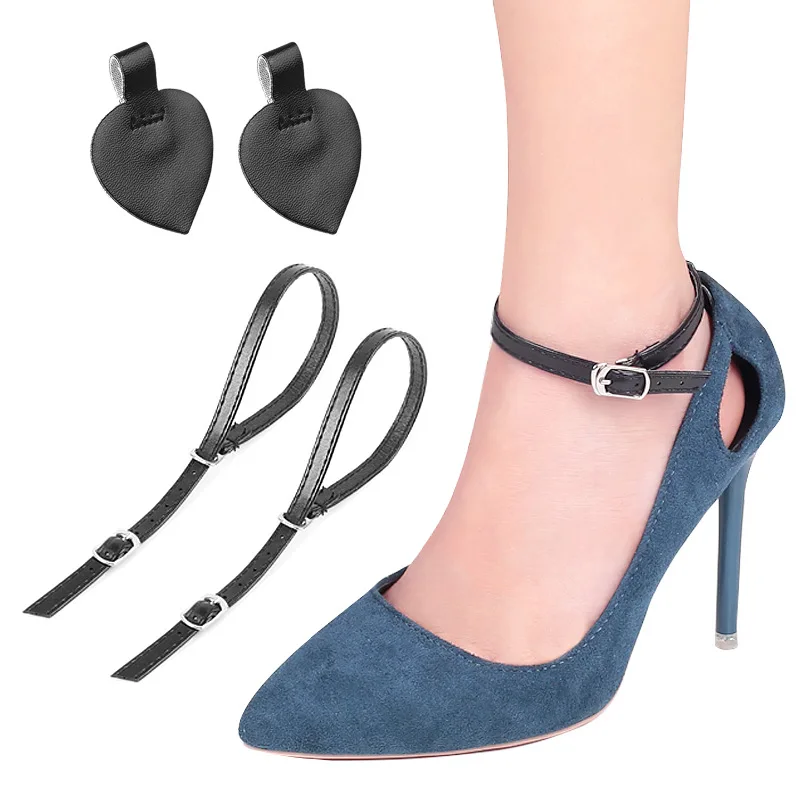 High Heels Anti Slip Heel Not Following Foot Wrapped Around Ankle Tied Shoelaces Soft And Wear Resistant Shoe Accessories