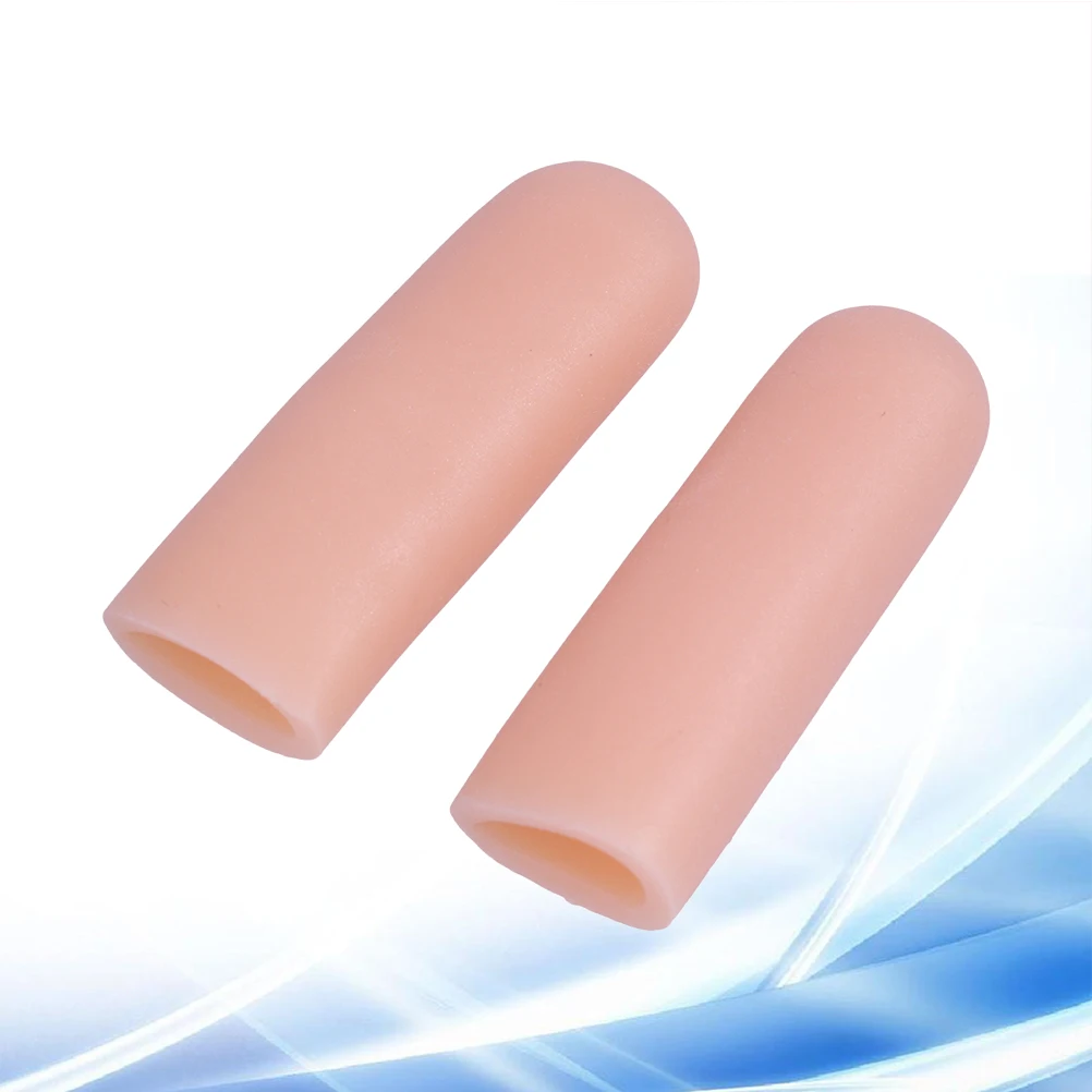 

10pcs Gel Toe Caps Protective Sleeves Silica Gel Separators Sports Finger Extended Protectors Massage Cushion Foot Care Tools