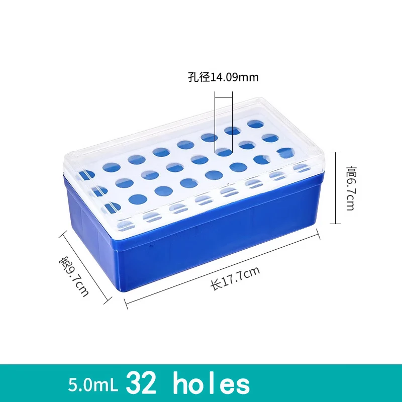 1pcs 0.2ml 0.5ml 1.5/2ml plastic Centrifugal tube Storage box Lab 32/72/96 holes PCR tube PP Storage rack