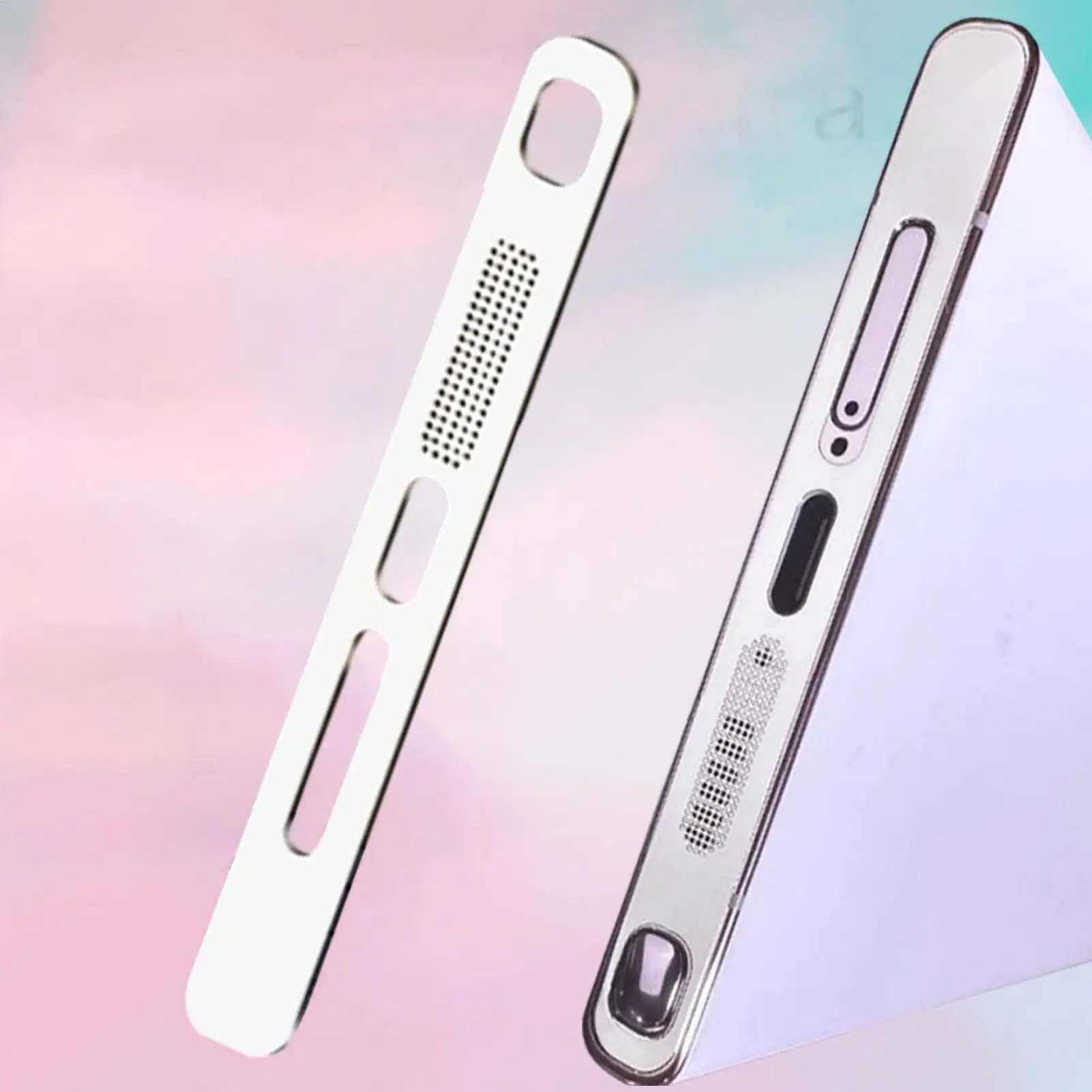 삼성 S24 울트라 폰 스피커 스티커 금속 방진 커버 2개 휴대폰 충전 포트 스크래치 방지 스티커