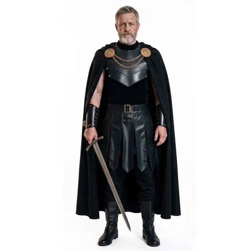 Disguise The Odyssey Agamemnon Cosplay Costume for Adult Men Uniform Cloak Set Roleplay Fantasia Outfits Halloween Carnival Suit view 2