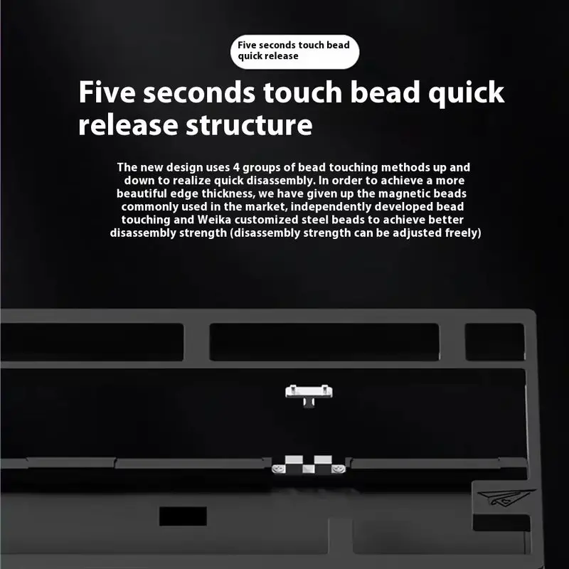 Kit de teclado Weikav D75, teclados mecánicos, soporte Rgb, teclado de Pc inalámbrico de 3 modos de aleación de aluminio personalizado intercambiable en caliente
