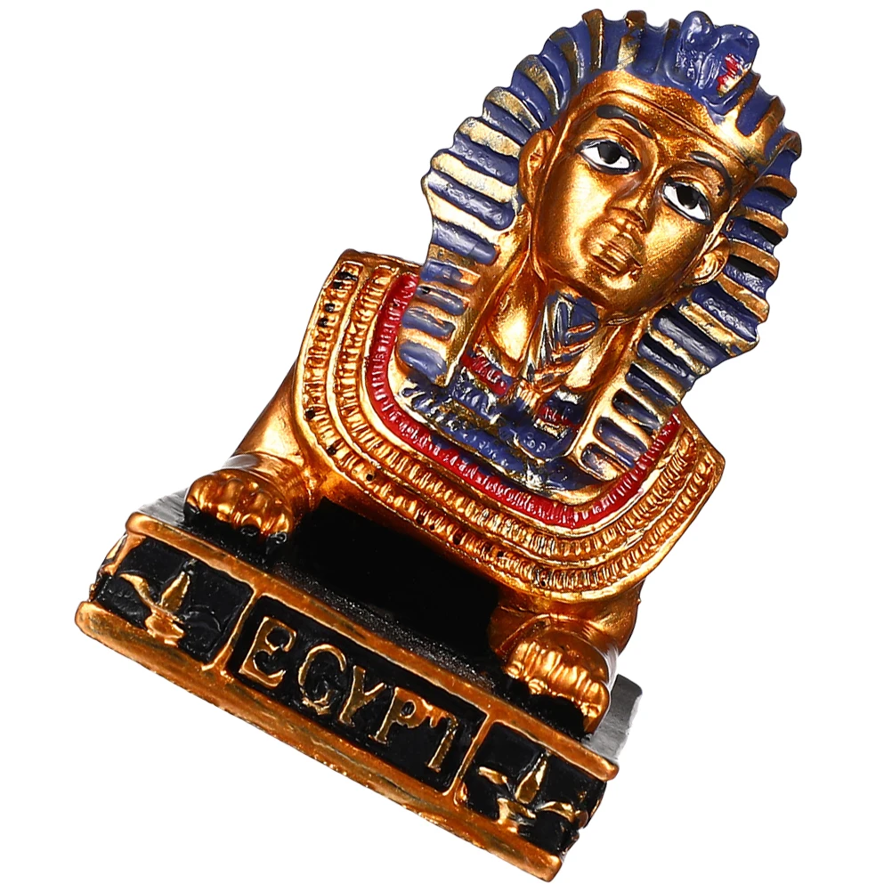 

Resin Sphinx Statue Small Compact Decorative Office Home Tabletop Ornament Photography Prop Creative Egyptian Decor