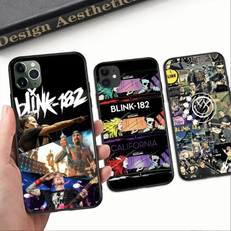 Luxury Blink Mobile Cell Phone Case for iPhone 15 14 13 12 11 XS X 8 7 6 Plus Mini Pro Max SE 2022 Black Soft Phone Cover Funda