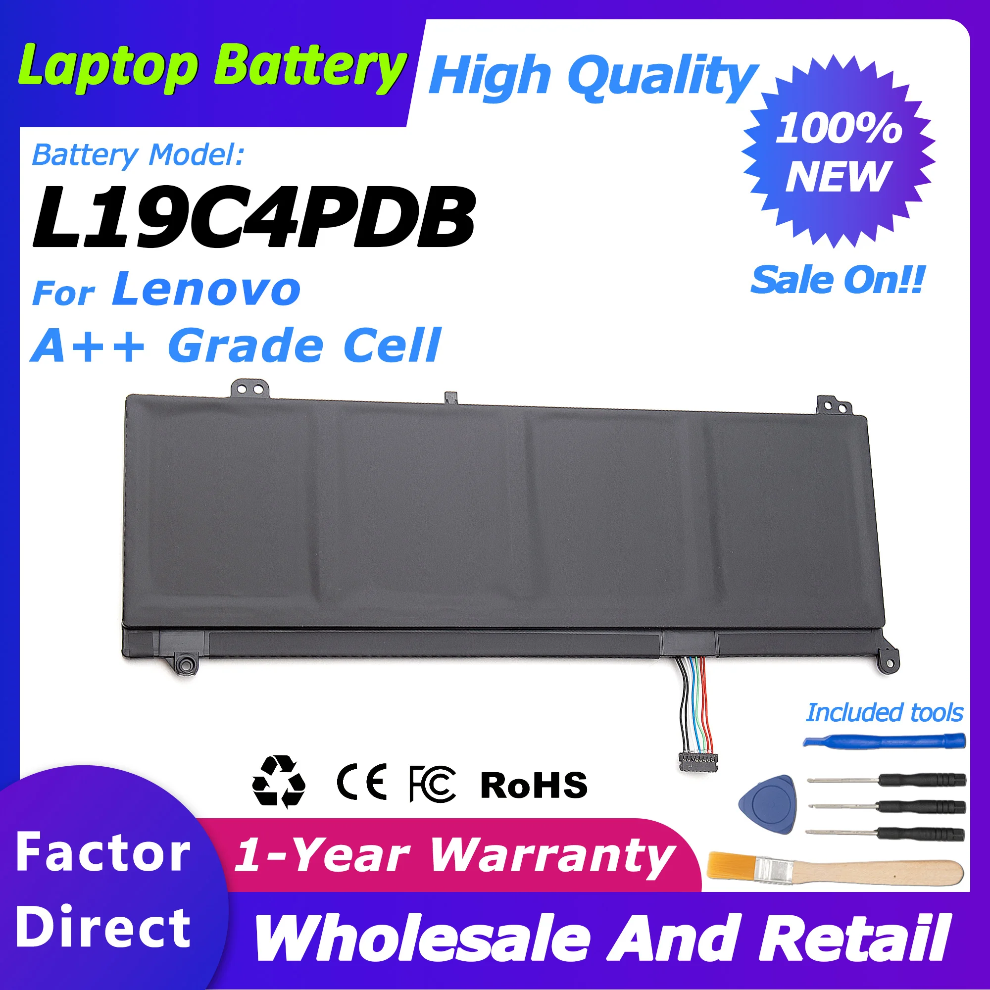 

L19C4PDB New L19M4PDB Battery for Lenovo ThinkBook 14 15 G2 ARE ITL 2021 3812mAh/60Wh Laptop battery