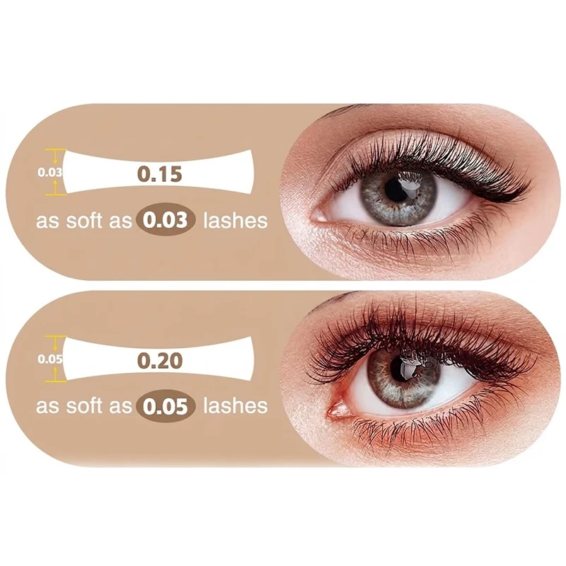 Winky Beauty Super Brown Eyelash Extensions Fluffy Super Soft 0.07 C D Curl Natural High Quality New Flexible Lashes Supplies