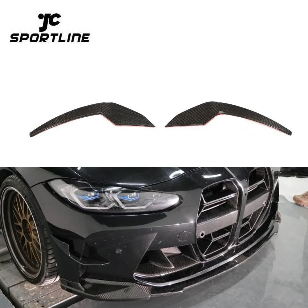 

Dry Carbon Fiber G8x Front Bumper Fins For BMW G80 M3 G83 M4 Competition 20-23