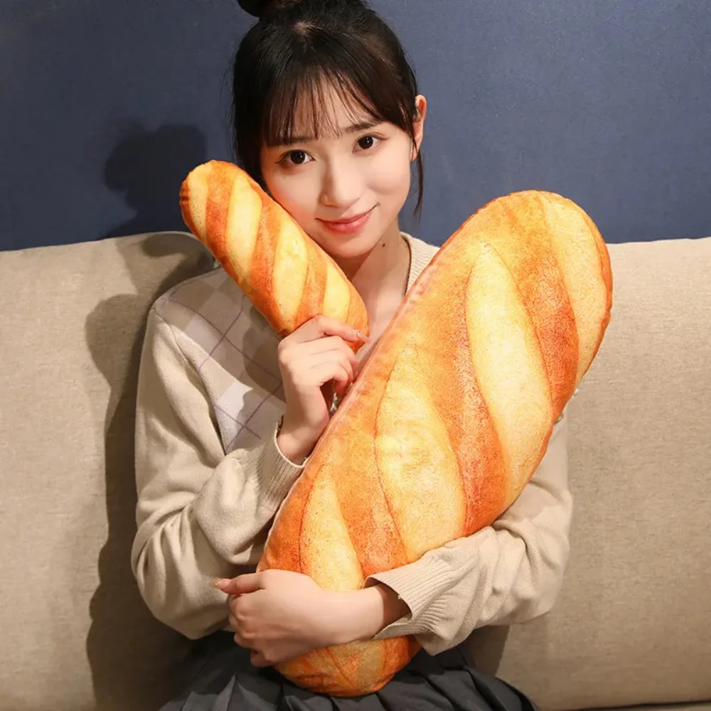 

20/50/70CM French Bread Plush Pillow Birthday Gift Lumbar Back Simulation Baguette Bread Pillow Sleeping Companion Soft