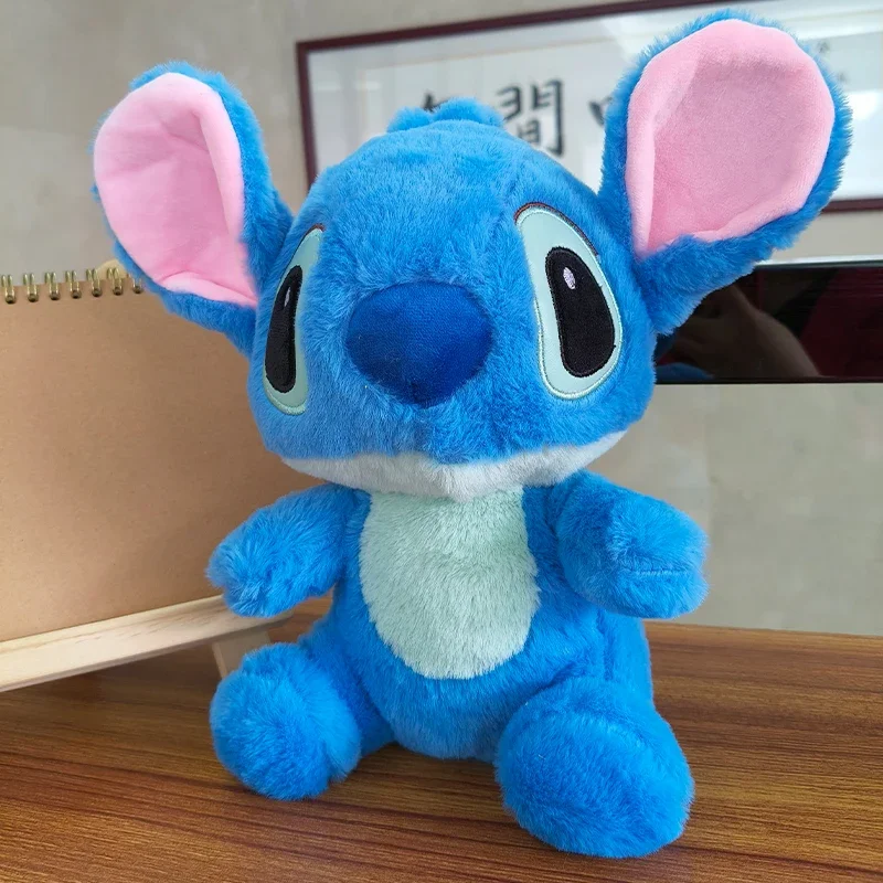 25cm Stitch Disney Plush Toy Blue Stitch Plush Anime Toy Stuffed Doll Room Decoration Doll Photography Props Birthday Gift