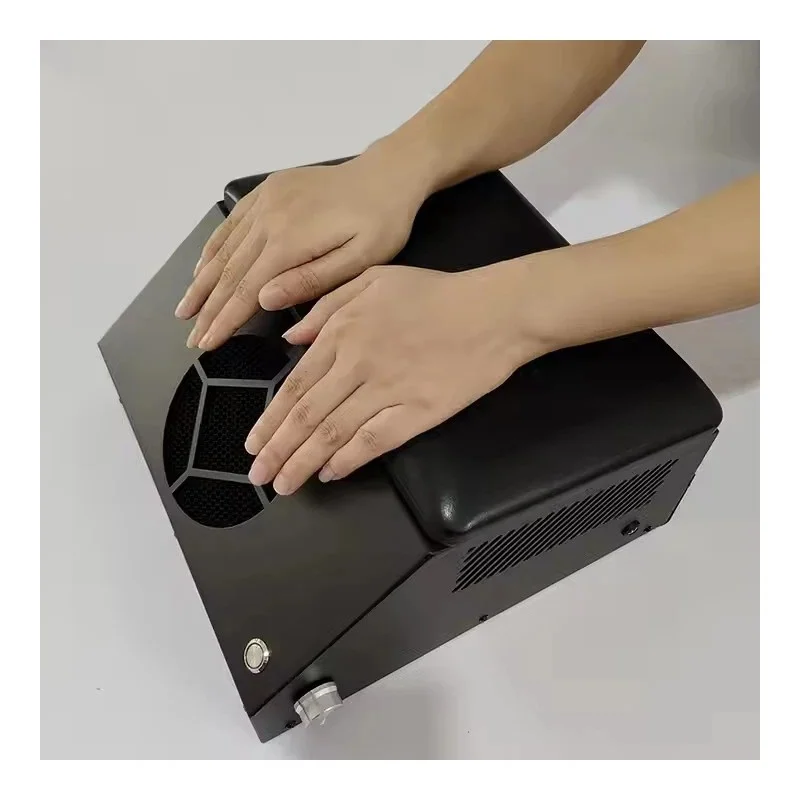 Factory Direct Sales Arm Rest Combioned Professional Strong Suction Nail Dust Collector Nail Dust Vacuum Cleaner For Nails