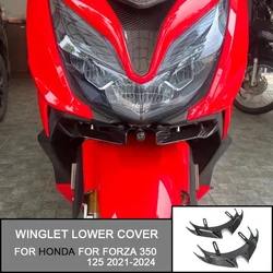 Für HONDA FORZA 350 NSS350 125 2021-2024 23, Nachrüstung des Schnabelvorders, fester Flügel, unterer Lippe, Spoilerverkleidung, Winglet, untere Abdeckung