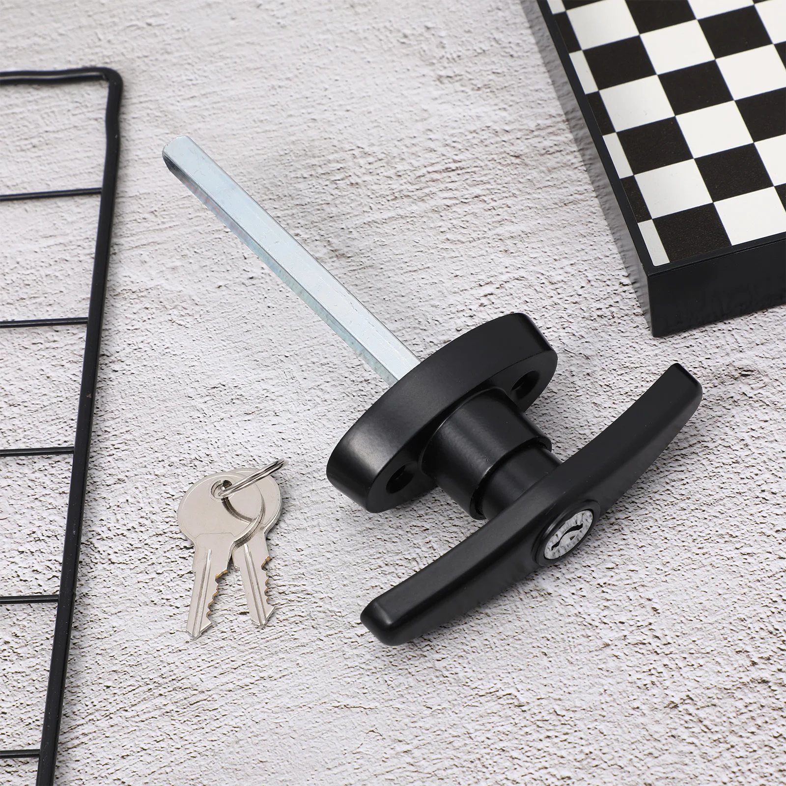 

T Type Handle Cam For Electric Cabinet Waterproof Tool Box Lock Handle Lock For Control Cabinet Rv Trailer Truck