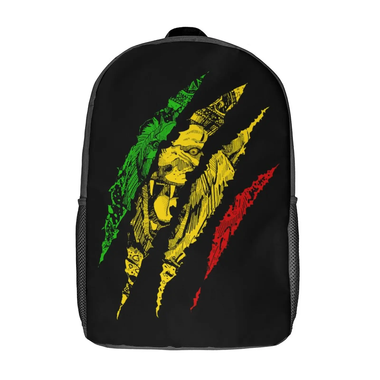 Warrior Lion of Judah King Rasta Reggae Jamaica Roots Classic_37766023 3 in 1 Set 17 Inch Backpack Lunch Bag Pen Bag Picnics Cas