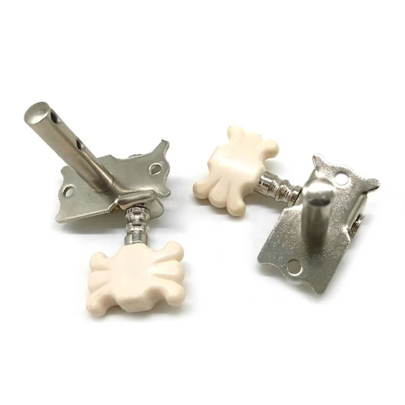 Guitar Tuning Pegs Keys Tuners Acoustic Guitar Machine Heads Tuner Silver Pearled Guitar Tuning Mechanical Accessories