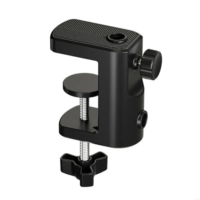 193A Aluminum Lamp Bracket Clamp Fixed Metal Clip Fitting Camera Holder for Broadcast Microphone Desk Lamp Accessories