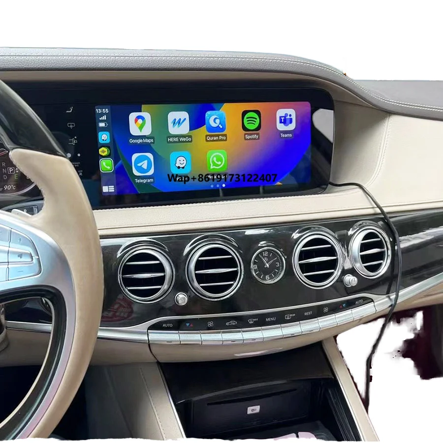 

W221 W222 S Class Android Navigation Large 24.6 Screen Central Control System for S350 S400L Car for DVD Players