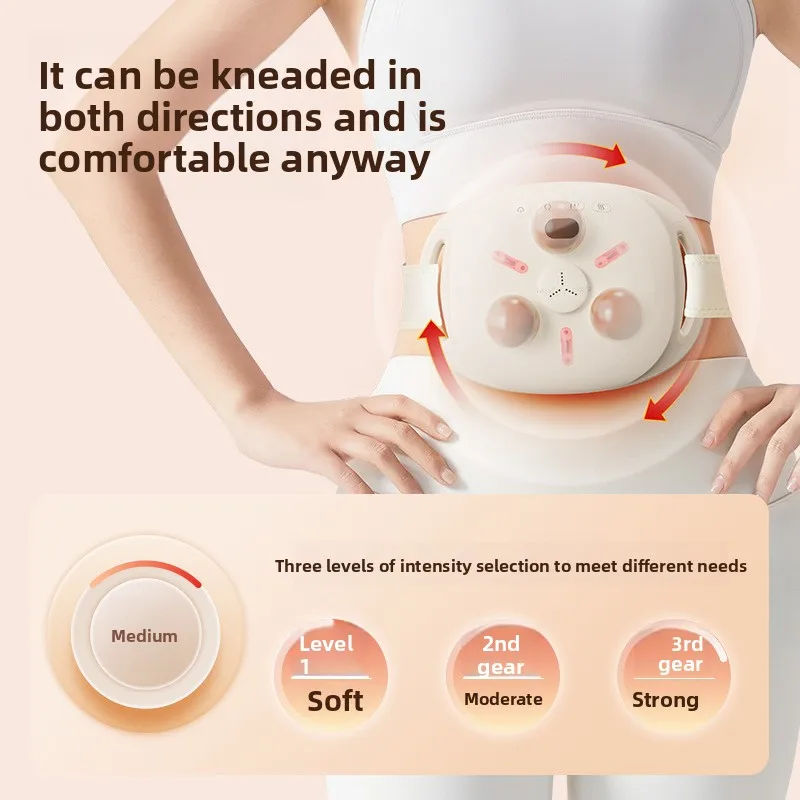 

Stone Bian Abdominal Rubbing Instrument Automatic Abdominal Massager to Promote Intestinal Peristalsis Wormwood Massage Belt