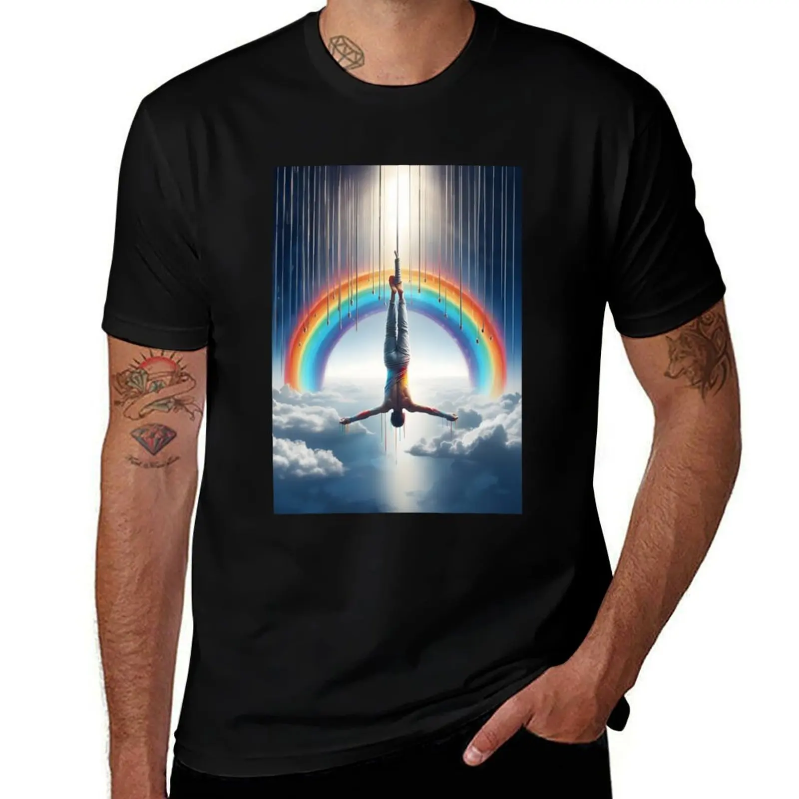 

Tarot - The Hanged Man T-Shirt blacks customs fashion shirts kawaii clothes mens designer clothes