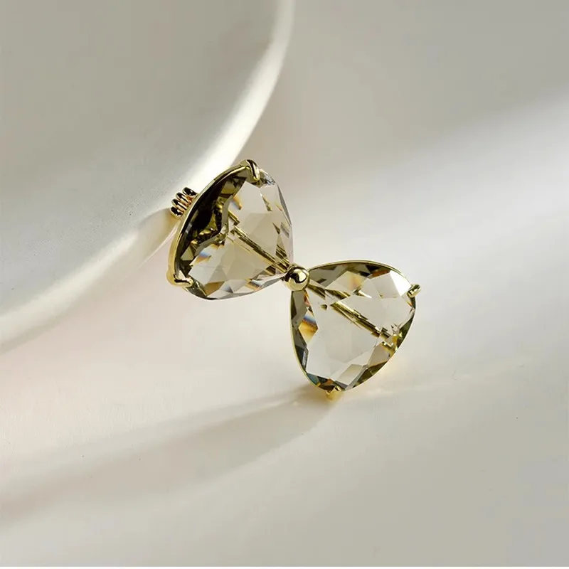 Accesorios de broche de mariposa de cristal, 1 piezas, gran oferta