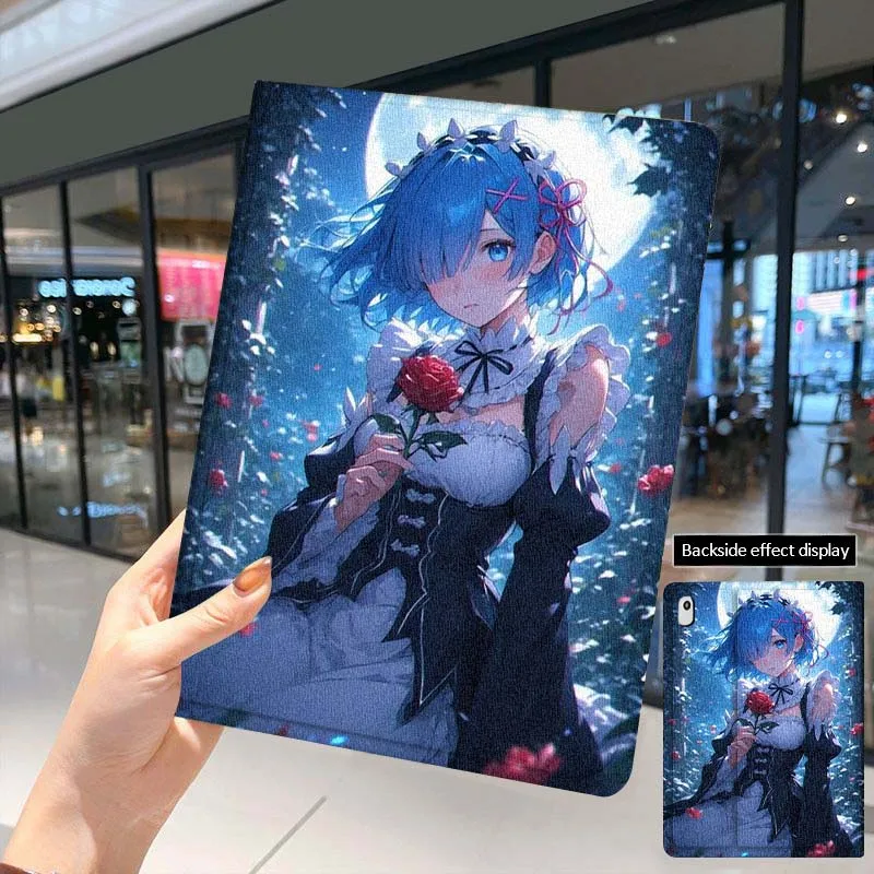 كارتون إعادة صفر أنيمي لباد برو اير ميني 1 2 3 4 5 6 7 7 8th 9th 10th 11th 10.2 9.7 10.5 10.9 11 12.9 حافظة كمبيوتر لوحي #6