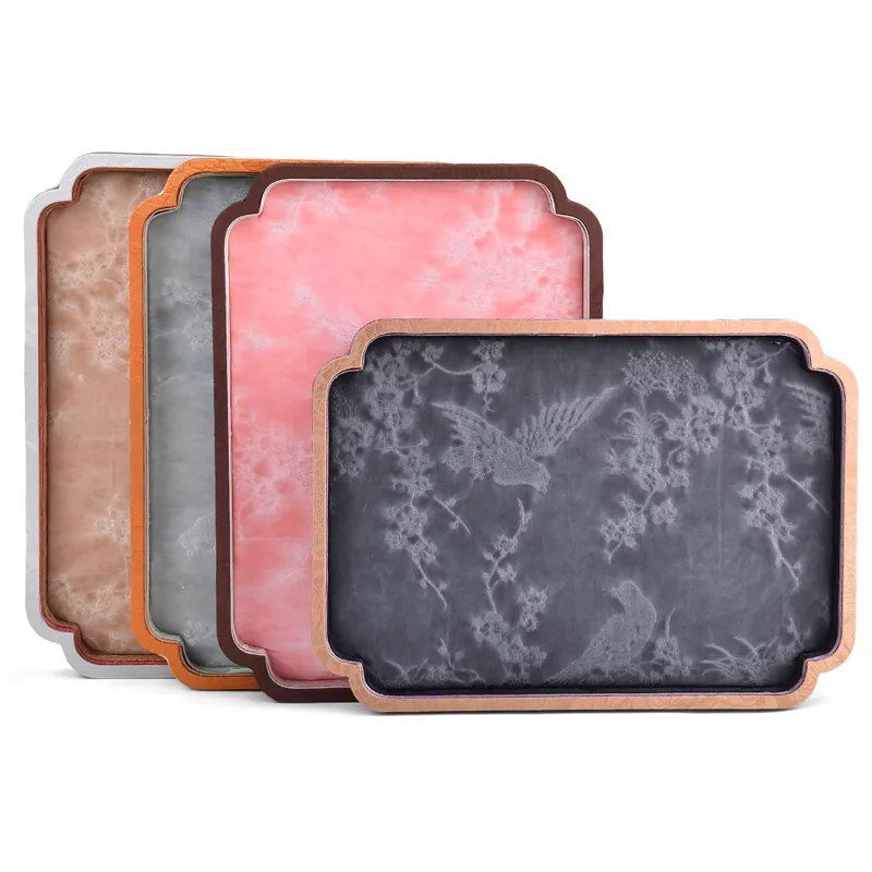 

Chinese Imperial Style Jewelry Display Stand: Pan Gu Style Antiques Handmade Bracelet Jewelry Tray Accessories Storage Jade Art